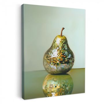 Tableau sur toile - Fruit - Disco - Art - Glitter
