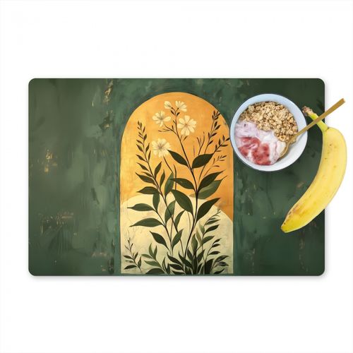 Sets de table - Plante - Fleurs - Blanc
