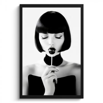 Cadre Photo - Femme - Lolly - Noir - Blanc