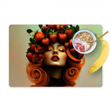 Sets de table - Femme - Fraises - Couronne