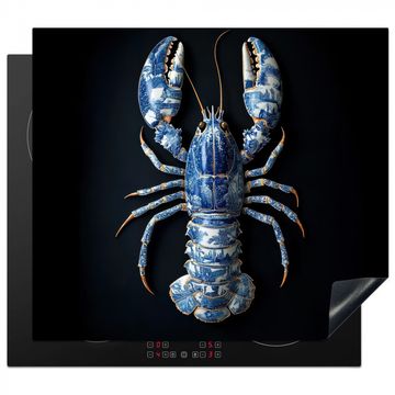 Protection plaque induction - Homard - Bleu de Delft - Bouclier - Robuste