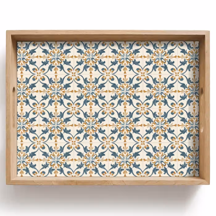 Plateau - Motif - Classique - Coloré
