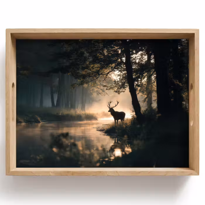 Plateau - Cerf - Ruisseau de la forêt - Mystique