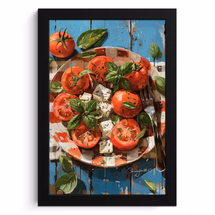 Cadre Photo - Caprese sur toile — 1