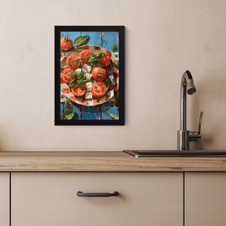 Cadre Photo - Caprese sur toile — 2