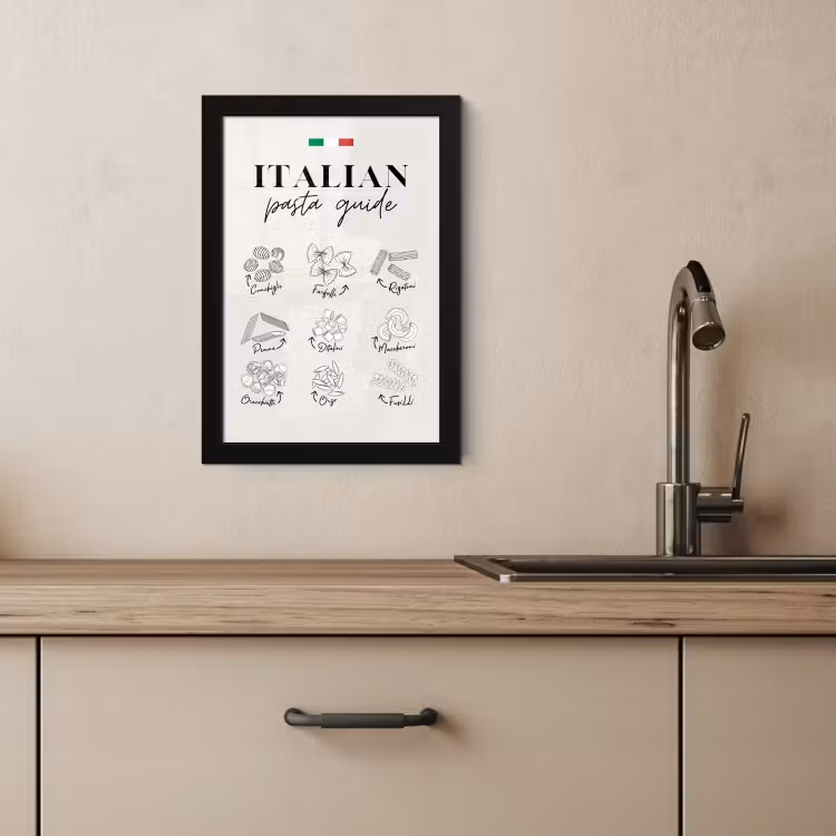 Cadre Photo - Variations de pâtes : Un voyage italien — 4