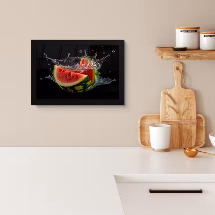 Cadre Photo - Pastèque - Noir - Eau - Fruit - Melon — 2
