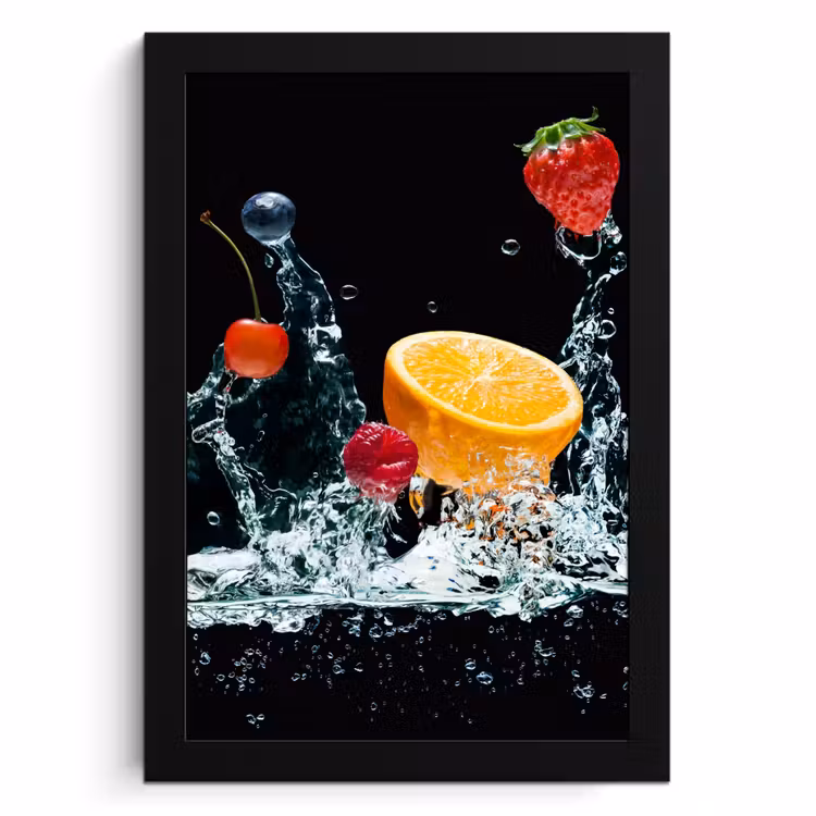 Cadre Photo - Explosion de la cascade de fruits — 1