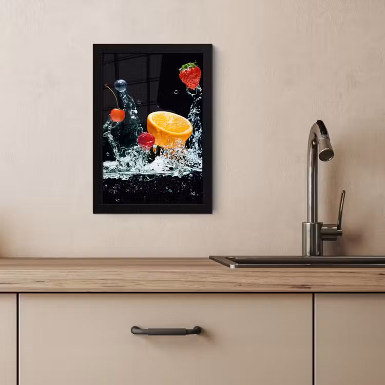 Cadre Photo - Explosion de la cascade de fruits — 4