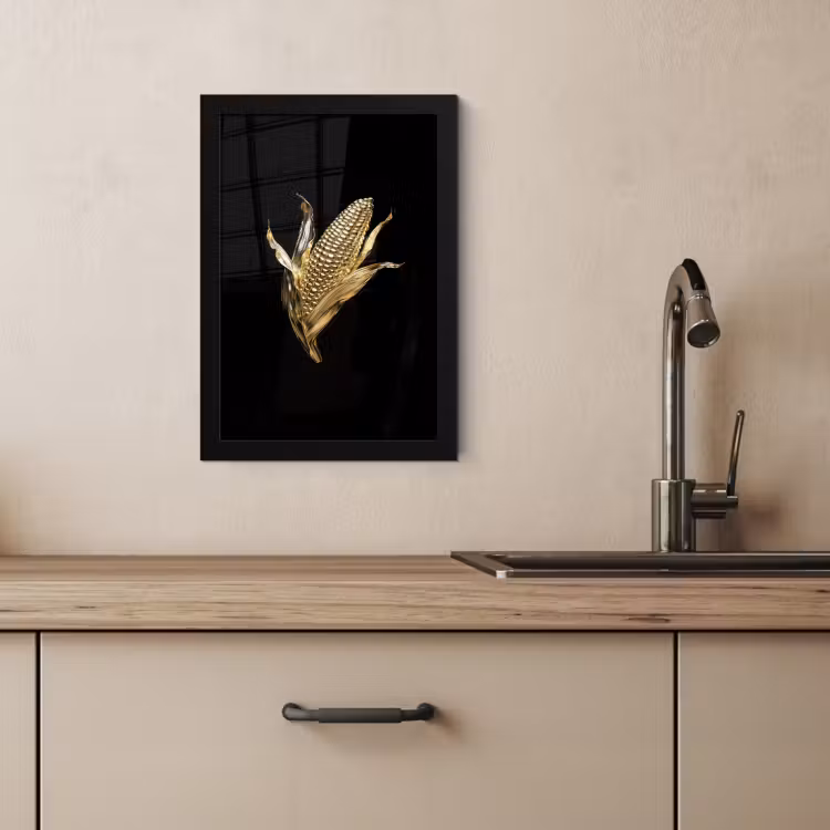 Cadre Photo - Maïs - Aliments - Or - Noir — 4