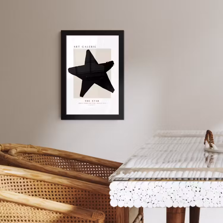 Cadre Photo - Étoiles - Noir - Noël - Fêtes — 2