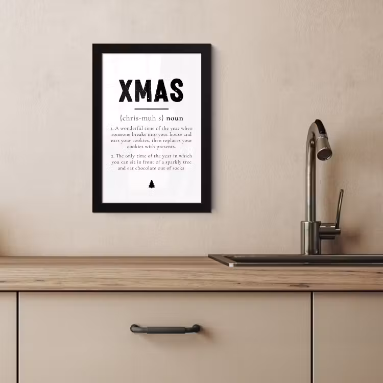 Cadre Photo - Noël - Blanc - Xmas - Citations - Vacances — 3