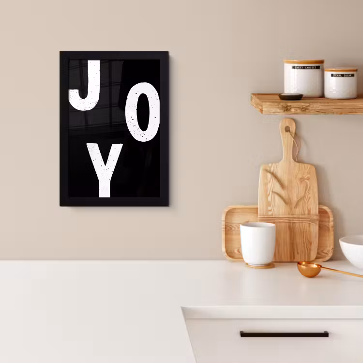 Cadre Photo - Noël - Citations - Joie - Noir - Fête — 3