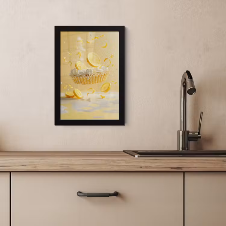 Cadre Photo - Citron - Gâteau - Alimentaire - Jaune — 3