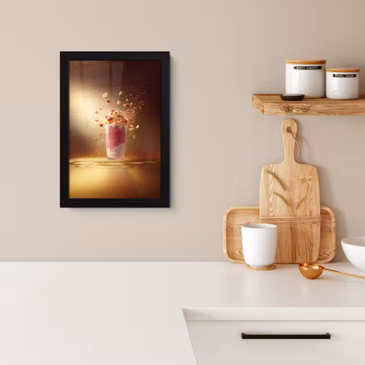 Cadre Photo - Framboise - Smoothie - Boisson - Rose — 4