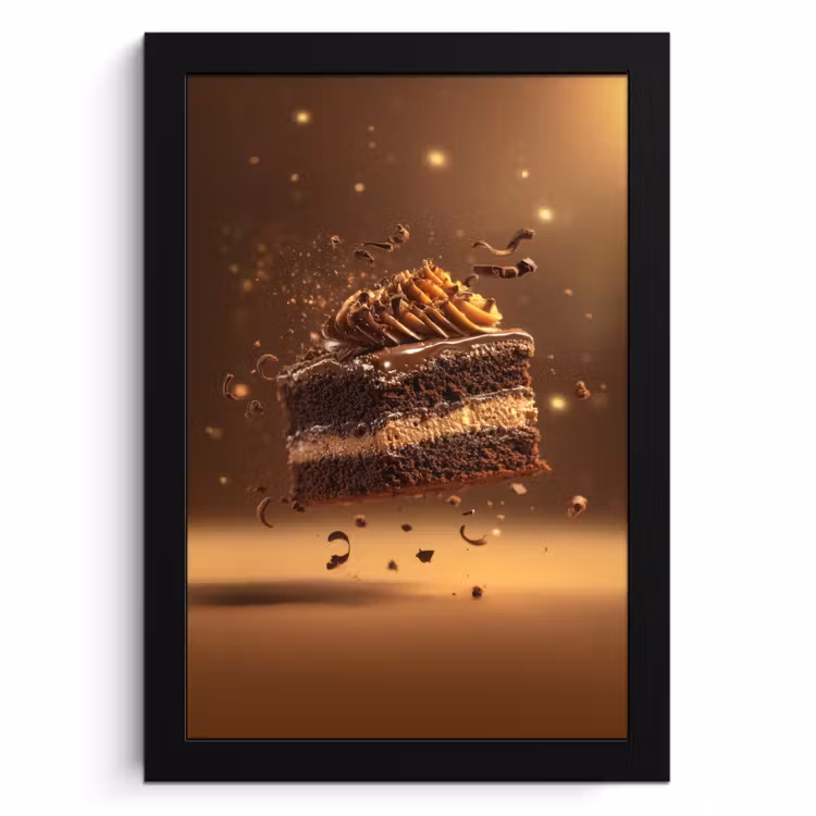 Cadre Photo - Gâteau - Chocolat - Aliments - Brownie — 1