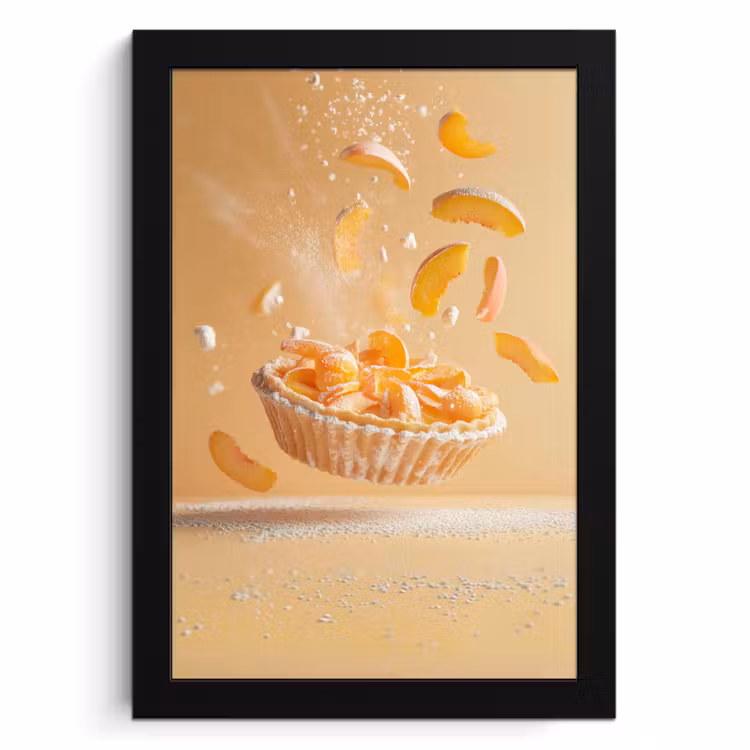 Cadre Photo - Pêche - Aliments - Gâteau - Orange — 1