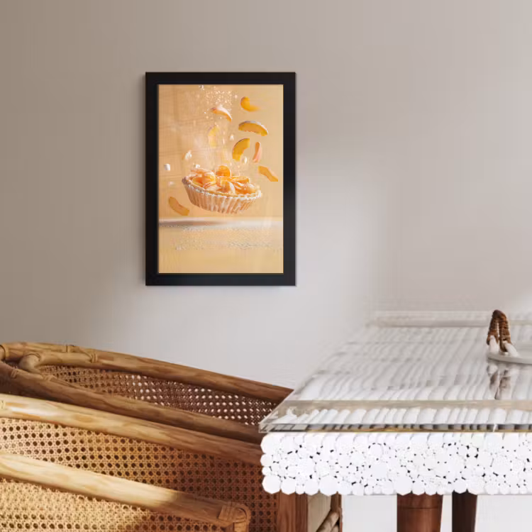 Cadre Photo - Pêche - Aliments - Gâteau - Orange — 2