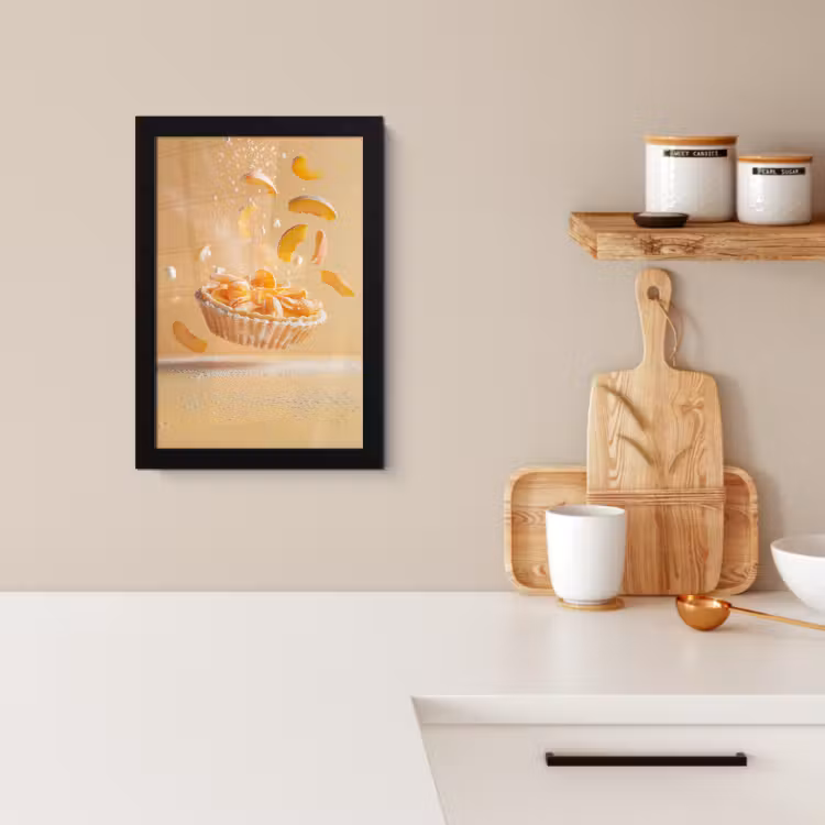 Cadre Photo - Pêche - Aliments - Gâteau - Orange — 3