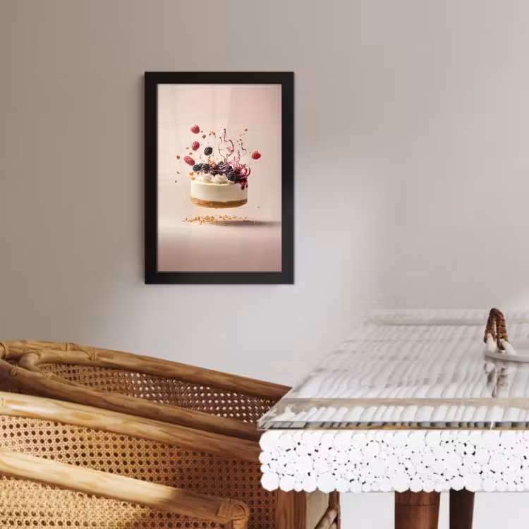 Cadre Photo - Cheesecake - Alimentation - Rose - Gâteau — 3
