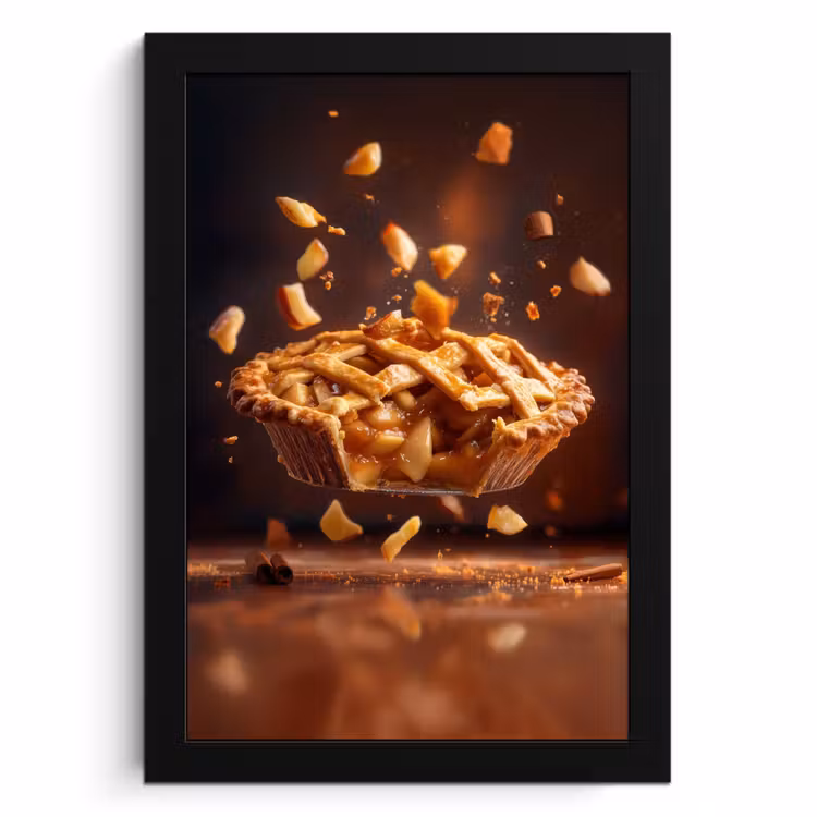 Cadre Photo - Pommes - Tarte - Chaud - Aliments — 1