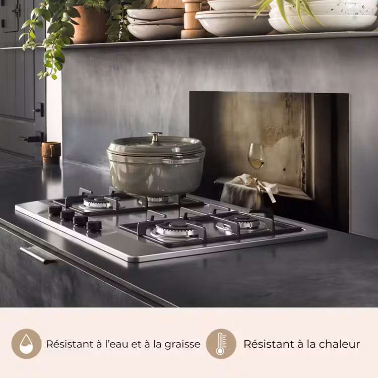 Fond de hotte - Bow - Beige - White - Wine — 2