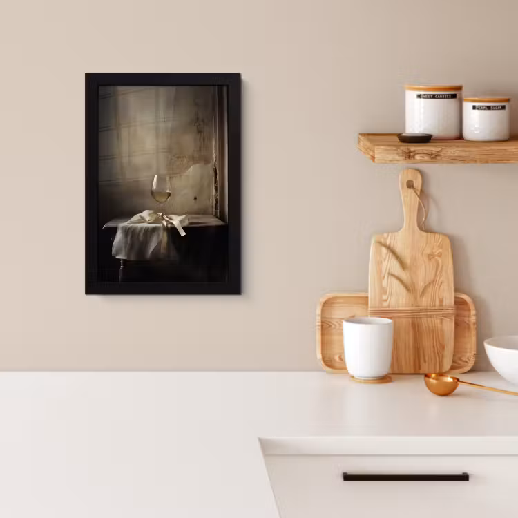 Cadre Photo - Bow - Beige - White - Wine — 2