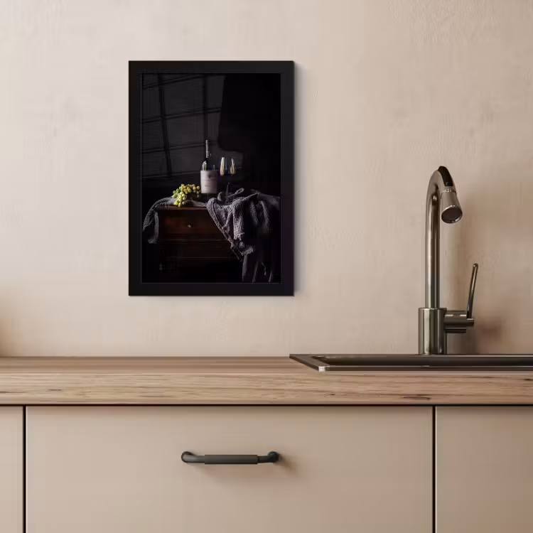 Cadre Photo - Raisins - Vin - Rouge - Table — 2