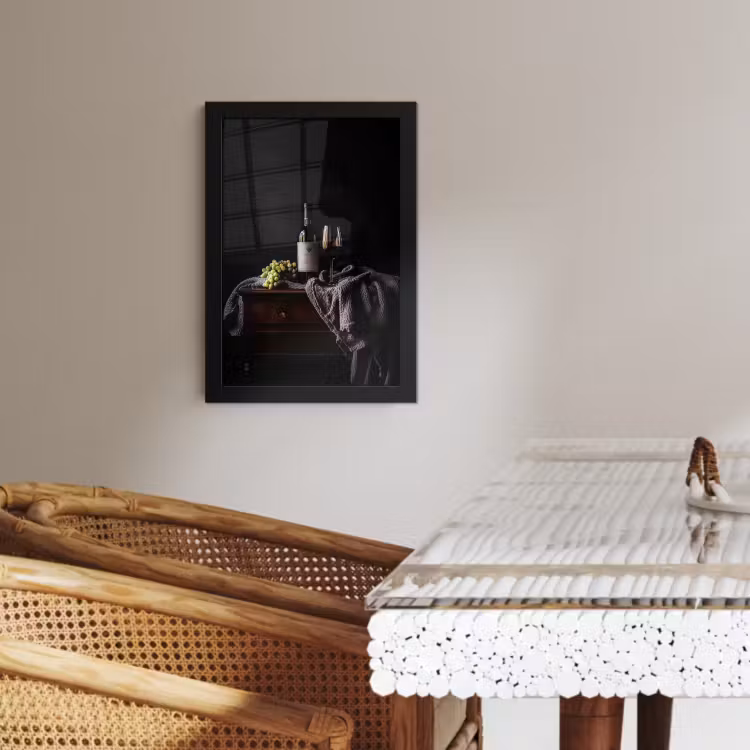 Cadre Photo - Raisins - Vin - Rouge - Table — 4