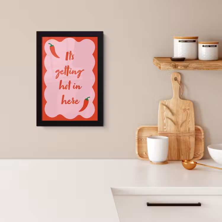 Cadre photo - Piment - Rouge - Chaud - Citations — 2
