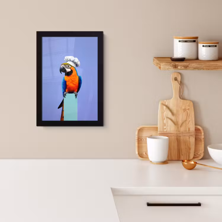 Cadre Photo - Perroquet - Toque - Oiseau - Sympa — 2