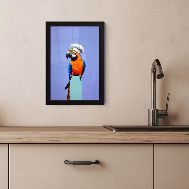 Cadre Photo - Perroquet - Toque - Oiseau - Sympa — 4
