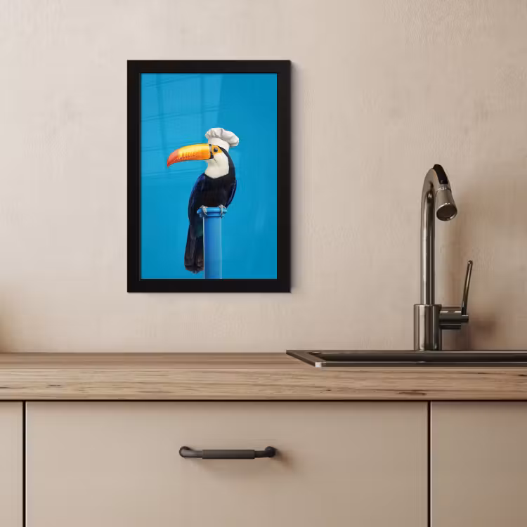 Cadre Photo - Toucan - Socle - Oiseau - Toque — 3