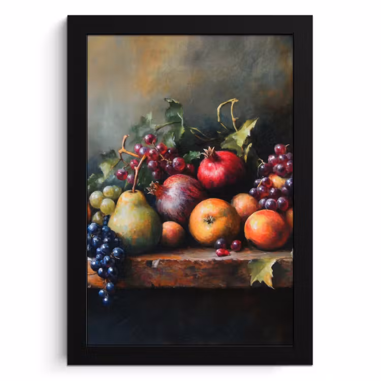 Cadre Photo - Rustique - Nature morte - Fruits — 1