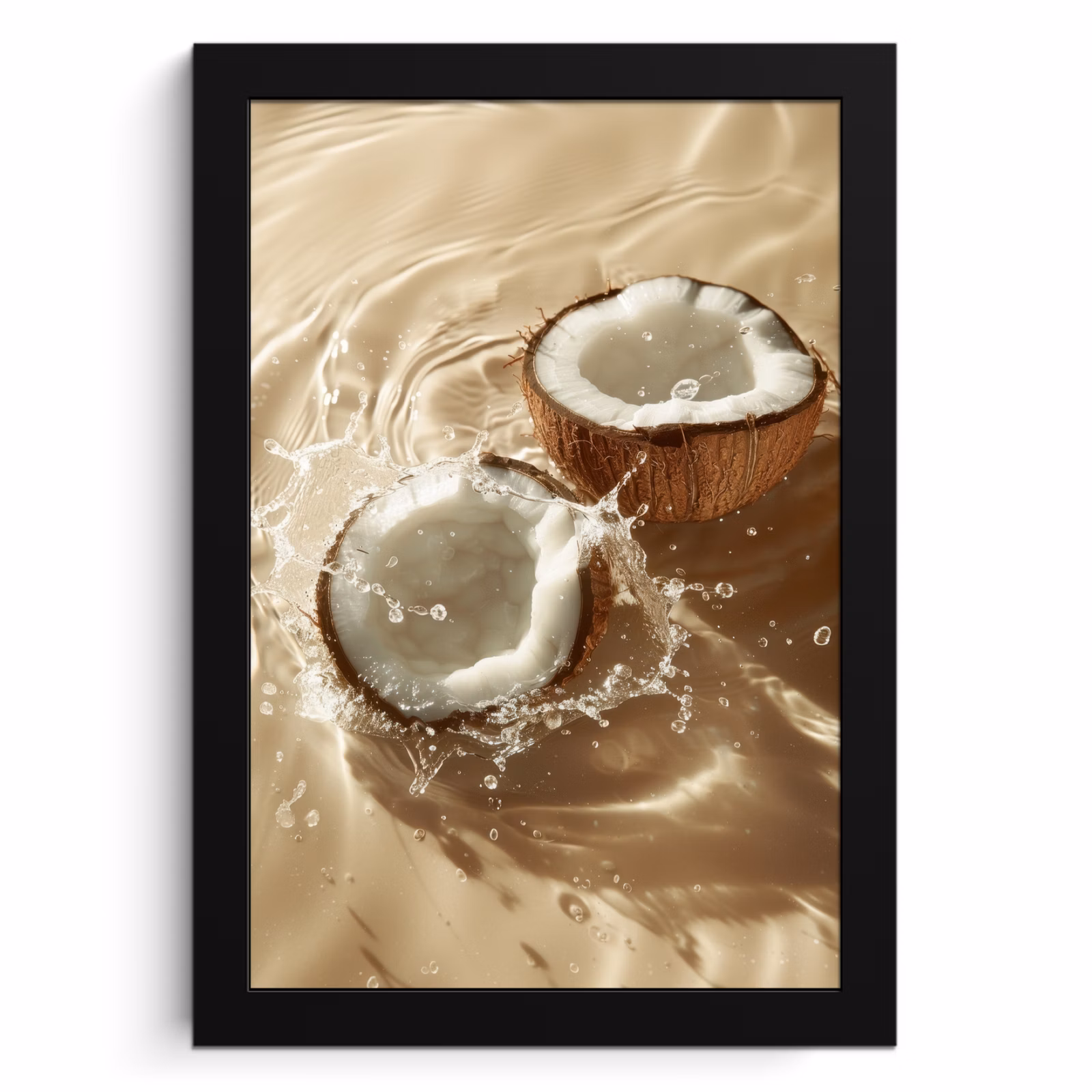 Cadre Photo - Coconut - Water - Beige - Splashes — 1