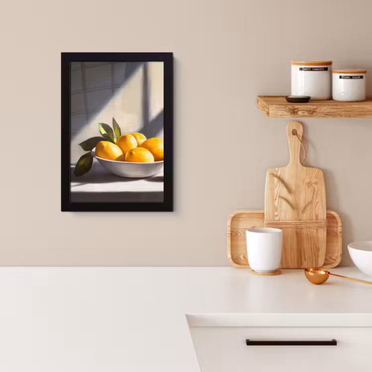 Cadre Photo - Citrons - Nature morte - Jaune — 2