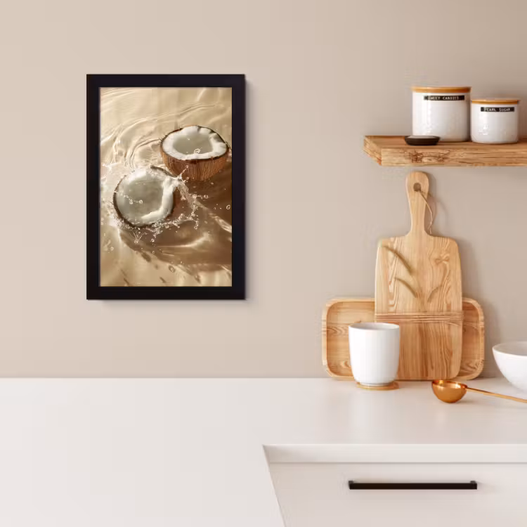 Cadre Photo - Coconut - Water - Beige - Splashes — 2