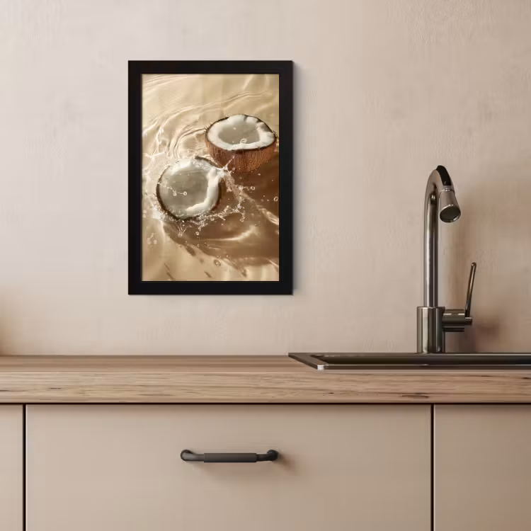 Cadre Photo - Coconut - Water - Beige - Splashes — 3