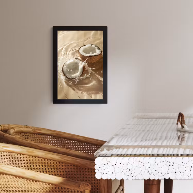 Cadre Photo - Coconut - Water - Beige - Splashes — 4