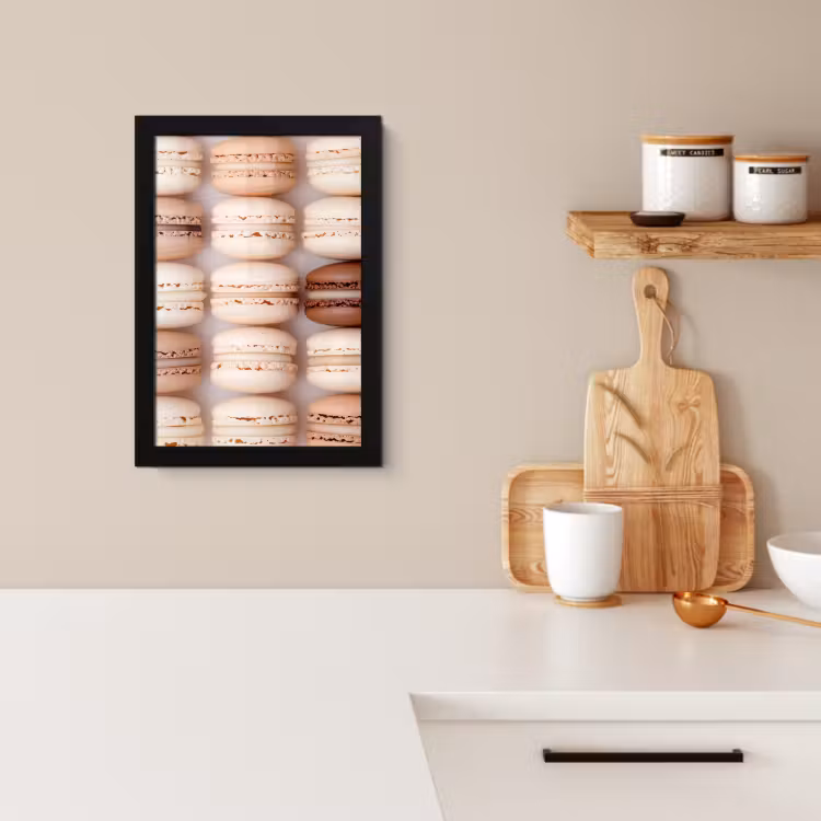 Cadre Photo - Macarons - Beige - Marron — 3