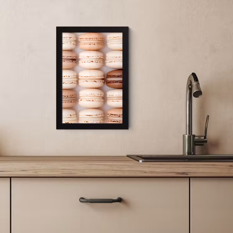 Cadre Photo - Macarons - Beige - Marron — 4