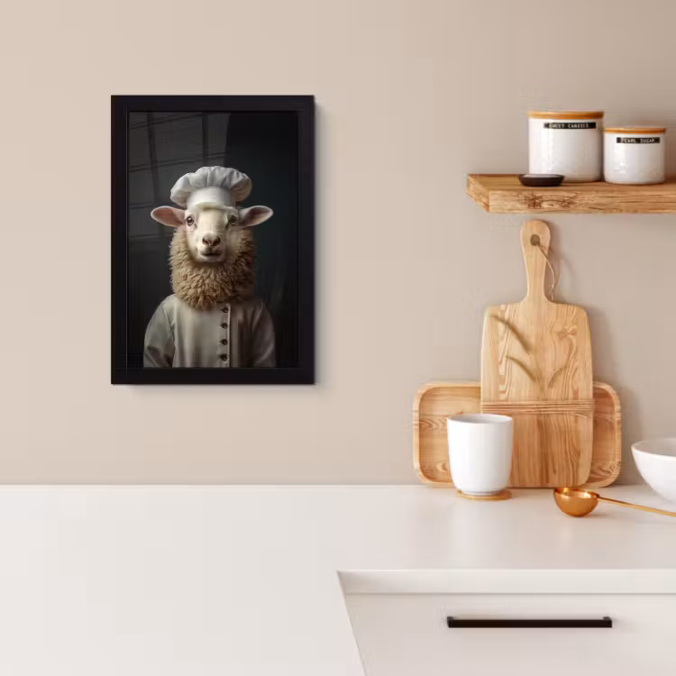 Cadre Photo - Mouton - Laine - Cuisine — 2