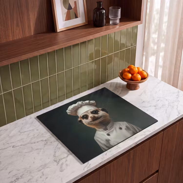 Protection plaque induction - Animal - Cuisinier - Suricate — 4