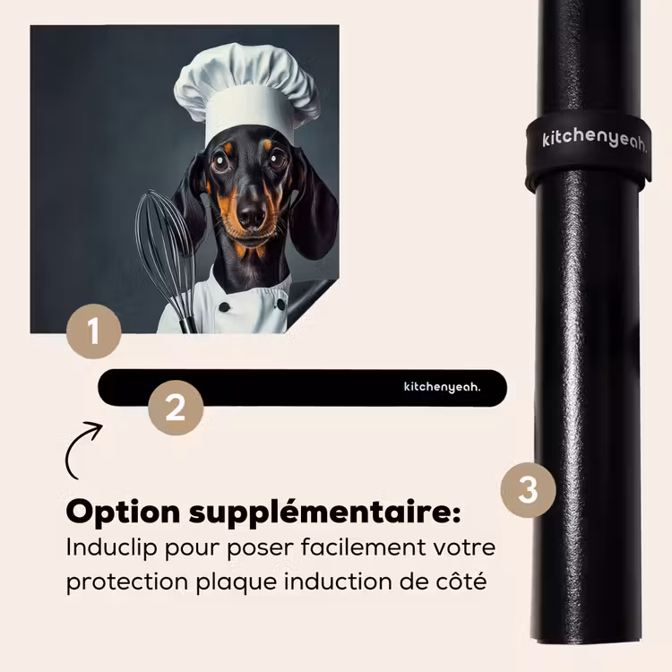 Protection plaque induction - Chien - Garde - Cuisinier — 8