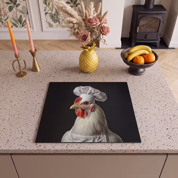 Protection plaque induction - Cuisson - Rouge - Poulet — 3