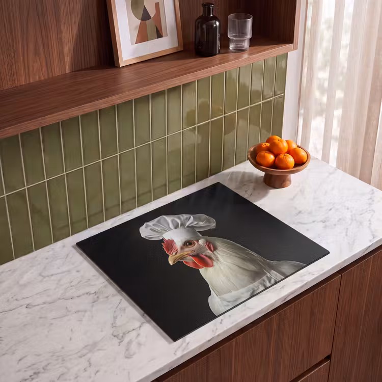 Protection plaque induction - Cuisson - Rouge - Poulet — 4