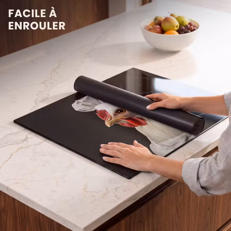 Protection plaque induction - Cuisson - Rouge - Poulet — 6