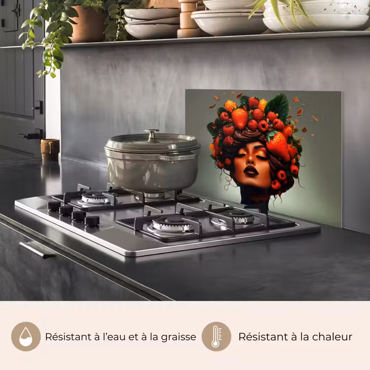 Fond de hotte - Femme - Chocolat - Framboises - Fraises - Biscuits — 2