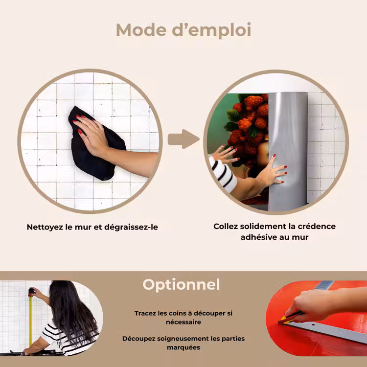 Fond de hotte - Femme - Framboises - Feuilles — 6