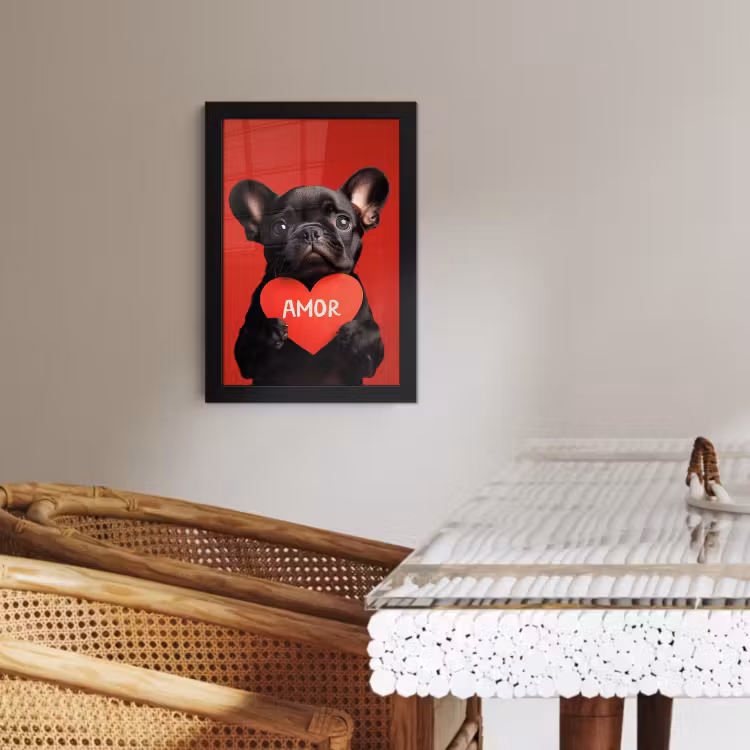 Cadre Photo - Amor - Dog - Heart - Red — 4